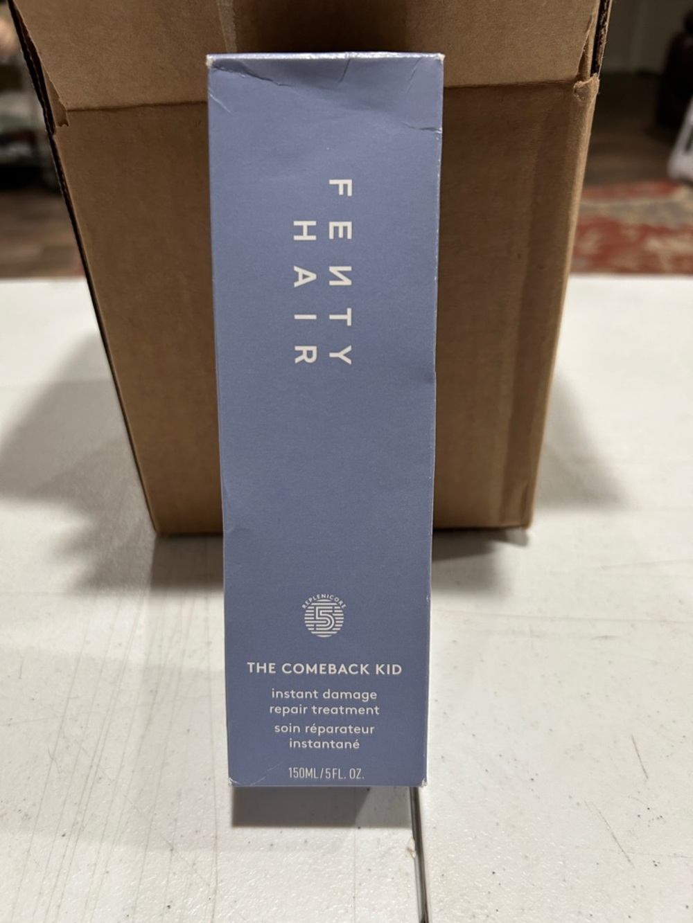 Fenty Hair The Comeback Kid Treatment - Lavender Blue Packaging